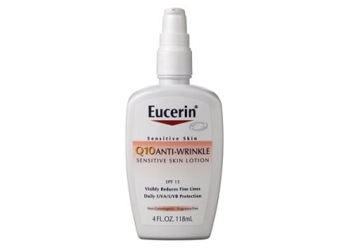 Eucerin Sensitive Facial Skin Q10 Anti-Wrinkle Sensitive Skin Lotion, SPF 15